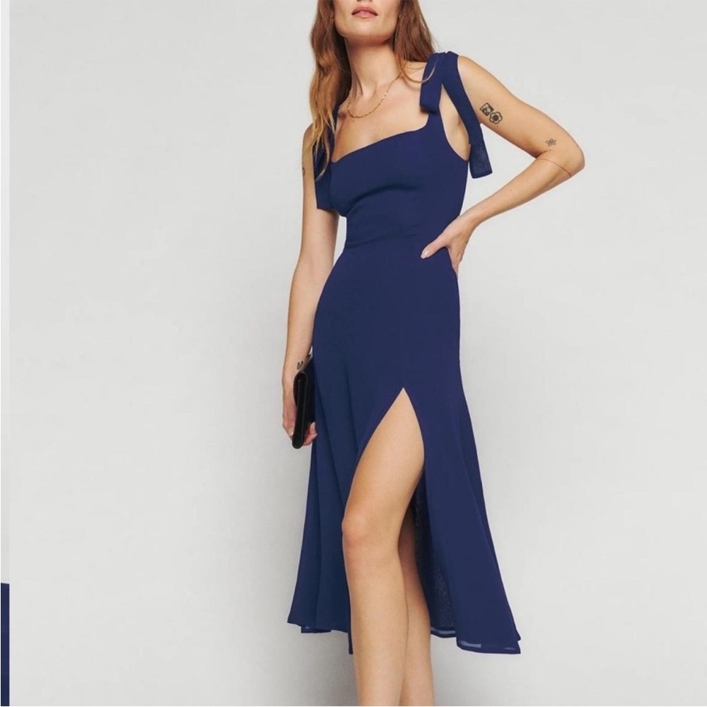 Reformation Twilight Dress in Danube - Picture 2 of 11